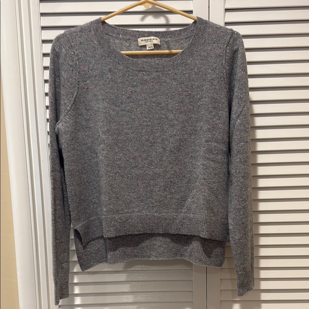 Repeat Cashmere Gray Women's Sweater S/38
